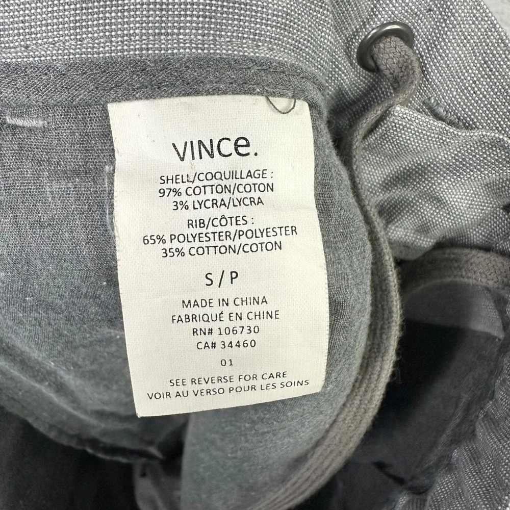 Vince Pants S Gray Textured‎ Jogger Minimalist Casual Everyday Athleisure Luxury